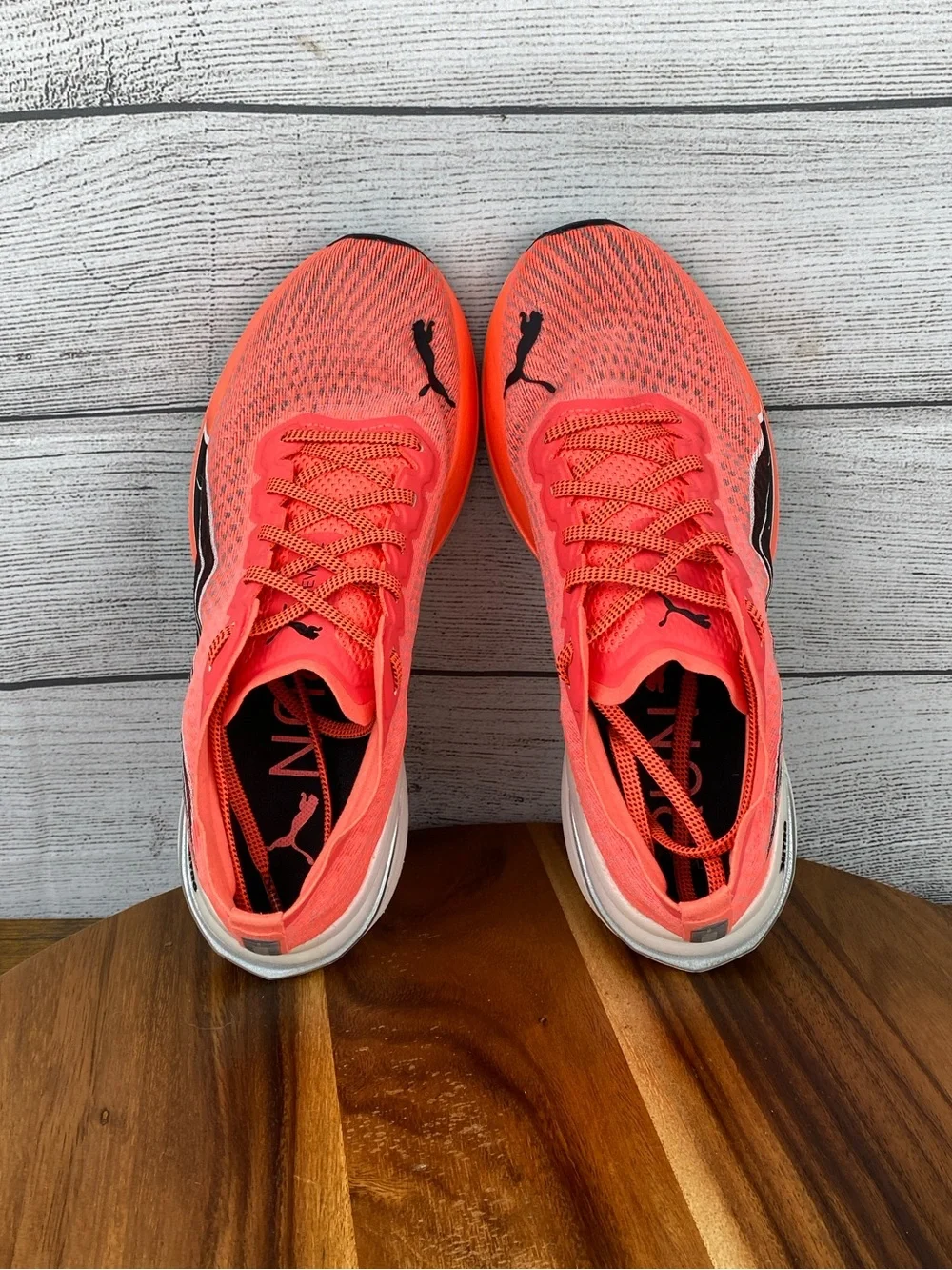 Puma Deviate Nitro Lava Blast Coral Running Shoes 194453-01 Women’s Size 8.5